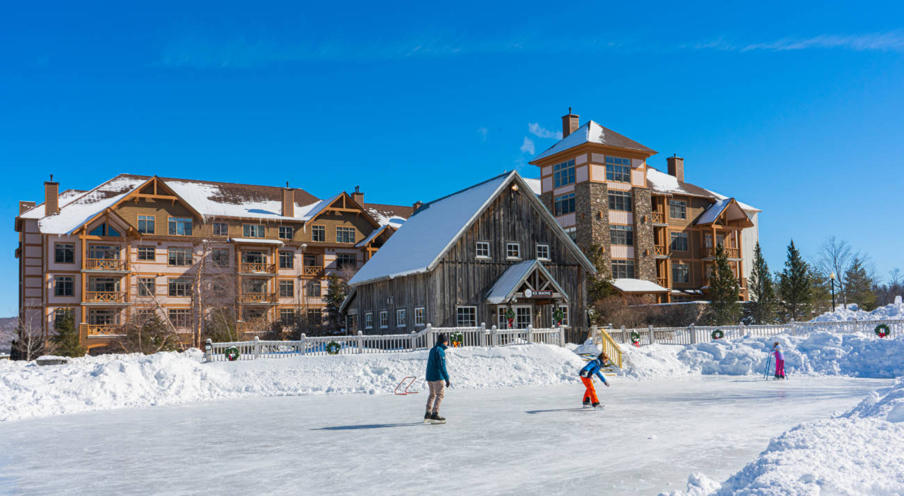 Ice Skating At Stratton Mountain