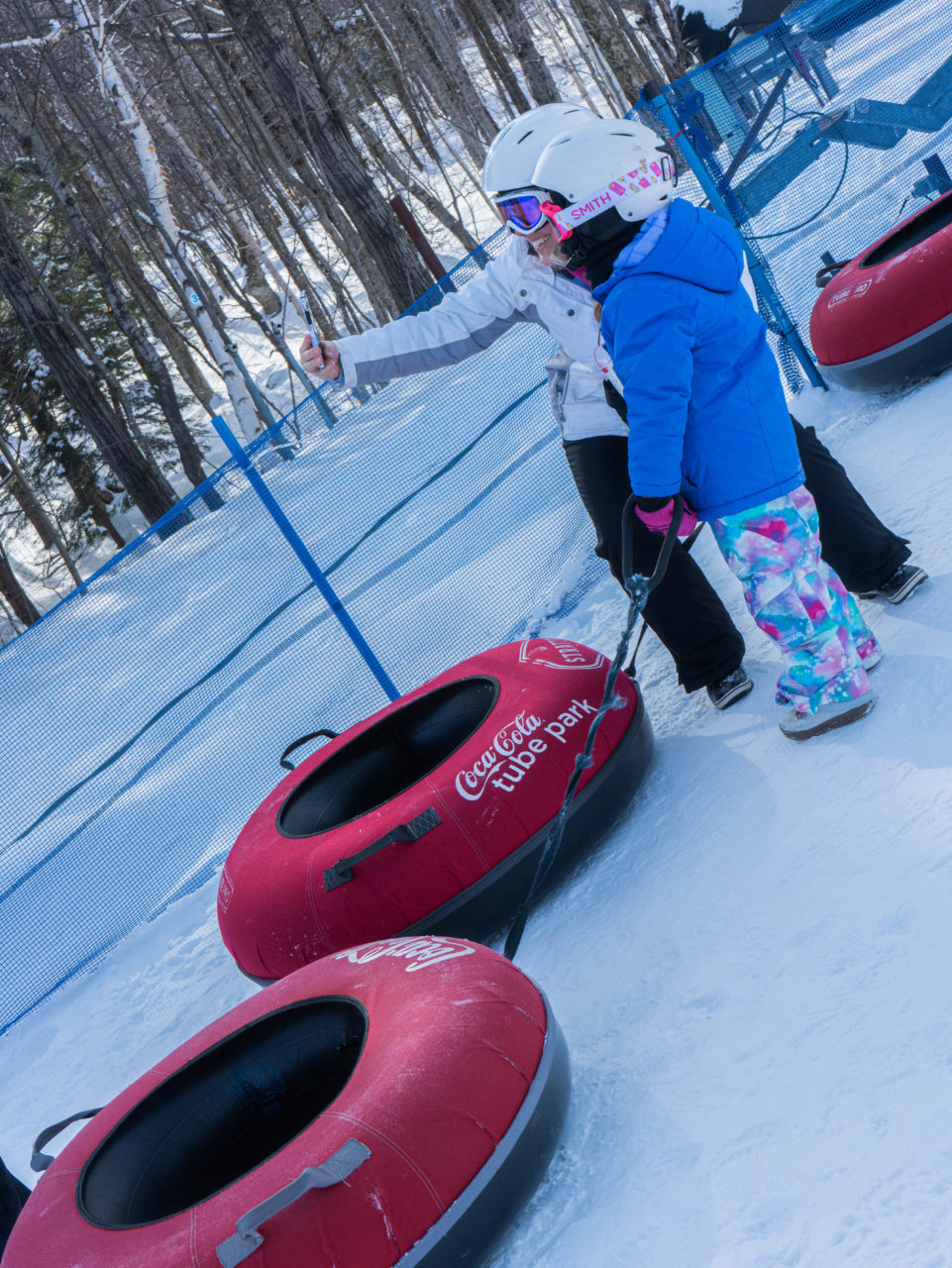 Snow tubing in Vermont The Coca Cola Tube Park