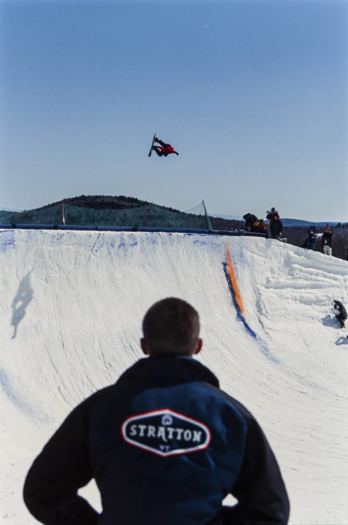 Stratton quarterpipe. P: Gary Land // East Street Archives